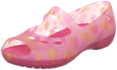 [�N���b�N�X] crocs carlie flat girls bubbles 11310-69F-126 pink lemonade/hot pink (�s���N�����l�[�h/�z�b�g�s���N/C12)