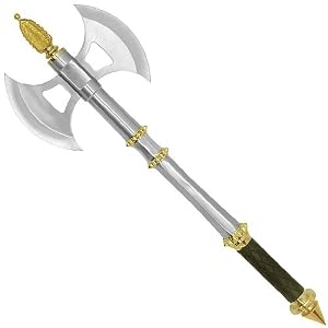 Double Edge Two Tone Roman Battle Axe w  Plaq Sharp by 