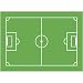 Dekoback Tortenaufleger Fußballfeld, 1er Pack (1 x 19 g Karton)
