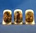 Porcelain China Collectable Thimbles - Set of Three Jesus Religious