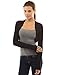 PattyBoutik Women's Bolero Shrug Light Knit Cardigan (Black XL)