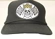 Lucky 13 Skull King Checkered Flags Black Cap