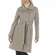 Mossimo® Black: Belted Long Wool Coat - Afternoon Tea