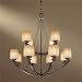 Minka Lavery 12 Light Iron Oxide Raiden Chandelier 1198-357