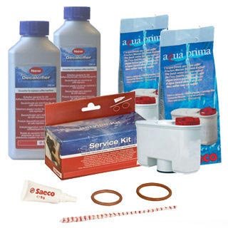 Rundum-Pflegeset - Inhalt: 2x Entkalker, 2x Aqua Prima, 1x Service Kit -