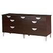 Espresso Pablo 7 Drawer Triple Dresser