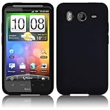 Pack Housse Etui Coque en Silicone + 6 Films Protections d'Ecran + Stylet pour HTC Desire HD - Noirpar Qubits