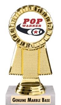 Crown Awards Pop Warner Trophies - Ribbon Trophy