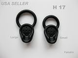 2s l Black Ear Gels Ear Buds for Motorola H17 Bluetooth Headset