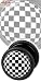 Sports : Fake Plug White Checkered