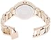 Anne Klein Women's AK/1148RGHN Rose Gold-Tone Horn Resin Bracelet Watch
