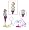 Barbie&reg; Luv Me 3 Tricky Triplets Playset