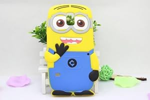 Able® 3D Despicable Me Silicone Case Cover for Samsung Galaxy S5/sv/i9600 (Blue, 2 Eye)