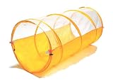 Sunshine Yellow Development Crawl Play Tunnel W/meshing