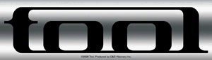 Tool - Shiny Silver Chrome Rectangle Logo - Sticker / Decal