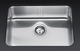 KOHLER K-3332-NA Undertone Extra-Large Squared Undercounter Kitchen Sink