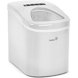 Ivation Portable Ice Maker w/Easy-Touch Buttons for Digital Operation - 2 Selectable Cube Sizes - Yield Up To 26.5 Pounds of Ice Daily