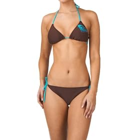 Bikini Essential Cha Cha Tie Sides Roxy - Coffee