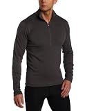 Ibex Outdoor Clothing Men's Shak Lite 1/2 Zip Shirt, Anvil Grey, Large