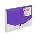 Comix Expanding File 13 Pockets Legal/A4/ Letter size Document Organizer Jacket - (A1347) (Purple)