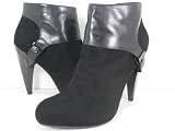 Maria Sharapova Collection by Cole Haan Women's Air Milano short boot,Black Suede,9 M