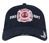 9365	Navy Blue Fire Dept insignia hat (adj)