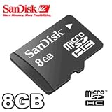 SanDisk 8GB MicroSD Card  ( SDSDQ 008G A11M)