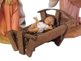 2-Piece Set Fontanini 12 Baby Jesus with Crib Nativity Figure #72913