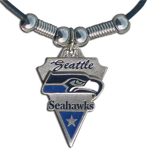 NFL Seattle Seahawks Leather Cord Necklace
