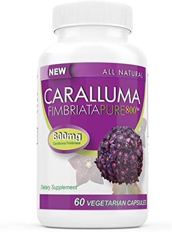 CARALLUMA FIMBRIATA PURE ALL NATURAL WEIGHT LOSS 800MG PER CAPSULE 60 CAPSULES