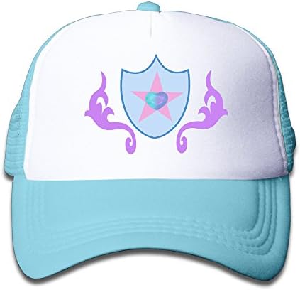 Star Heart Children's SkyBlue Cute Sprots Adjustable Baseball Mesh Cap For Boys