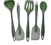 cmsHome Green Ice 5 Piece Ultimate Kitchen Tool Gift Set Non-stick Food Grade Silicone Non-toxic