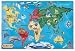 MELISSA & DOUG WORLD MAP 33 PCS FLOOR PUZZLE