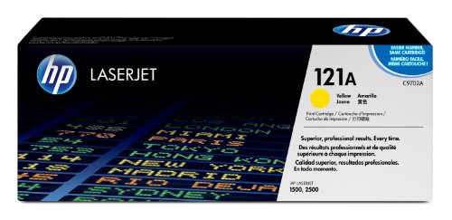 HP Color LaserJet C9702A Yellow Print Cartridge in Retail Packaging