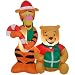 4 Ft. - Gemmy Christmas Airblown Inflatable - Winnie the Pooh and Tigger