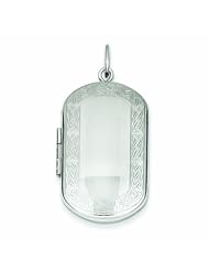 Genuine .925 Sterling Silver Celtic Border Rectangular Locket 6.3 Grams. 100% Satisfaction Guaranteed.