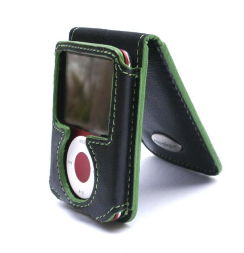 Childrens Toyshop  Electronics : Eco-nique - "Climate Positive / Eco-Friendly" - Premium Napa Leather Cover Case - Apple iPod Nano Video 3G