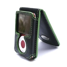 Eco-nique - "Climate Positive / Eco-Friendly" - Premium Napa Leather Cover Case - Apple iPod Nano Video 3G