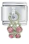 Butterfly Pink Italian Charms