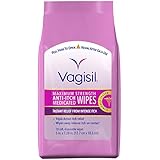 Vagisil Maximum Strength Anti-Itch Medicated Wipes, 20 Wipes (Pack of 3) - Packaging May Vary