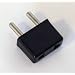 Reiseadapter / Reisestecker f�r USA/Hongkong auf Eurostecker (geeignet f�r Ger�te von 115-250 Volt)