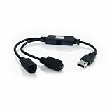 Cables To Go Tastatur-/Mausadapter (USB / PS/2), schwarz