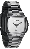 NIXON (ニクソン) 腕時計 SMALL PLAYER スモール プレイヤー GUNMETAL/WHITE NA300486-00 レディース [正規輸入品]の画像