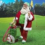 Fabriche Santa Claus Golfer with Golf Bag
