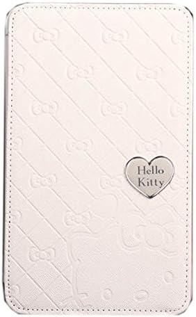 TFS Cute Cartoon Love Heart Hello Kitty With Stand Angle View Flip PU Leather Case Protective Cover for Samsung Galaxy Tab S 8.4 T700 T705 (White)