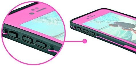 MAG Digital Waterproof Case for Iphone 6 /6s Waterproof Shockproof Snowproof Dirtpoof Protective Case Cover for Iphone 6 /6s 4.7 Inch (Pink)