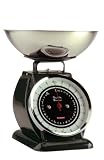 Typhoon Italian Job Steel Body Scale in Black with Stainless Steel Bowl