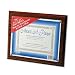 Nu-Dell 18812M - Award-A-Plaque Document Holder, Acrylic/Plastic, 10-1/2 x 13, Oak