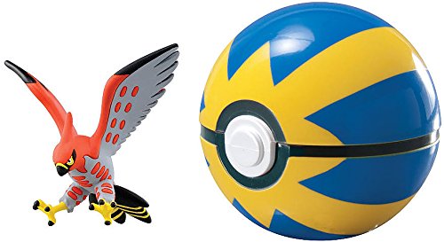 Pokemon X & Y Clip n Carry Pokeball Talonflame & Quick Ball Figure Set