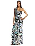 IMAGE OF Maxandcleo Women's Viviana One Shoulder Dress, Aquamist, 4